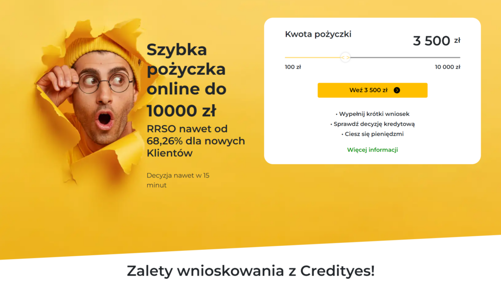 Jak-zaaplikowac-o-szybka-pozyczke-w-CreditYES - Szybkie pożyczki Jak zaaplikować o szybką pożyczkę w CreditYES?